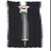 Metal Trouser and Jeans Zipper, Non-Separating, 10–18 cm (580 Black, 10 cm) view 1