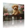 3000-Piece Dog and Flower Jigsaw Puzzle for Adults and Children 8+, 81 x 122 cm view 1