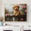 3000-Piece Dog and Flower Jigsaw Puzzle for Adults and Children 8+, 81 x 122 cm view 3