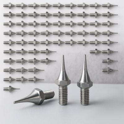 Shimeyao 64-Piece Epoxy Shoe Spikes, Replacement Cleats for Floor Coating Work
