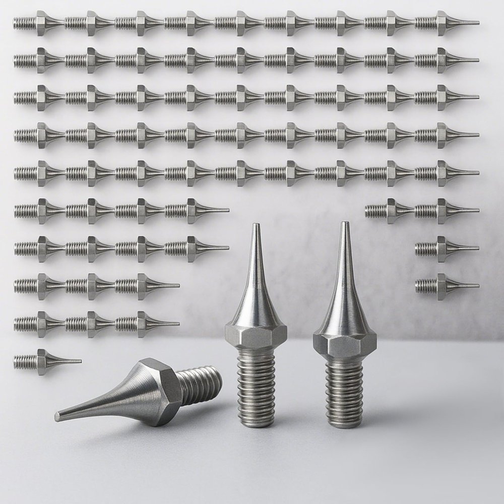 Shimeyao 64-Piece Epoxy Shoe Spikes, Replacement Cleats for Floor Coating Work