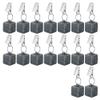 Kueohse 16-Piece Tablecloth Weights with Metal Clips, Marble Cubes view 1