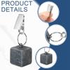 Kueohse 16-Piece Tablecloth Weights with Metal Clips, Marble Cubes view 2