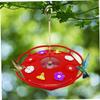 TOYANDONA 18-Piece Purple Plastic Hummingbird Feeder Replacement Flowers view 2