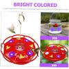 TOYANDONA 18-Piece Purple Plastic Hummingbird Feeder Replacement Flowers view 3