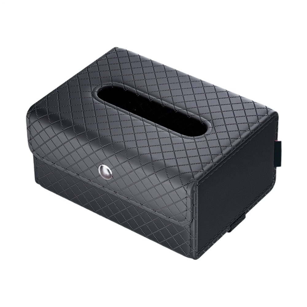 Faux Leather Tissue Box Holder