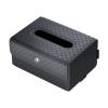 Faux Leather Tissue Box Holder view 1