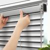 NIANXINN Aluminum Blinds for Indoor Use, Silver, No-Drill, Light-Filtering, 55 x 170 cm view 1