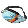 Cartoon Airplane Belt Bag for Men and Women, Waterproof Running Waist Pack with Adjustable Strap view 1