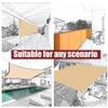 Shade Cloth with Grommets, 90% Privacy Screen and Sunshade Mesh for Fences, Patios, Pergolas and Greenhouses, Custom Size, Beige view 2