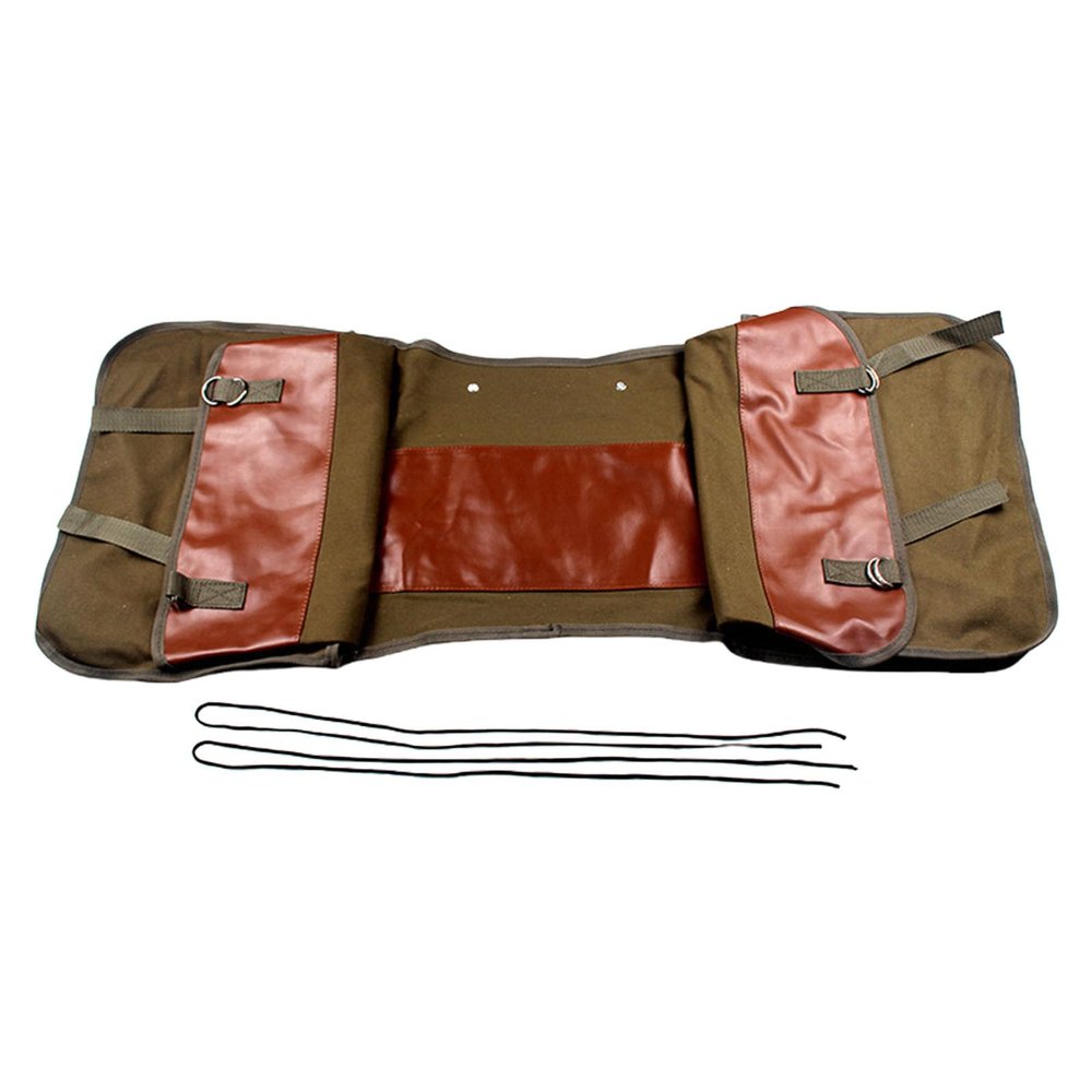YHAILI Double Bicycle Pannier Bags, Canvas Storage Bags