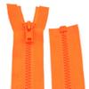 Plastic Zipper for Jackets - Separating / 60 cm - 90 cm (Neon Orange, 85 cm) view 1