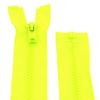 Plastic Zipper for Jackets - Separating / 60 cm - 90 cm (Neon Yellow, 65 cm) view 1