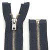 Metal Zipper 6mm Separating for Jackets and Bags / 60-65-70-75-80-90 cm (156 Anthracite Gray-Silver, 80 cm) view 1