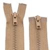 Plastic Zipper 2-Way Separating 60 cm - 90 cm (Dark Beige, 75 cm) view 1