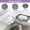 2-Pack Silicone Soap Dishes with Drainage view 3