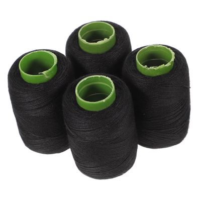 HOMSFOU 4-Pack Polyester Sewing Thread 300m/Roll for Quilting