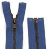 Metal Zipper 6mm Separating for Jackets and Bags / 60-65-70-75-80-90 cm (145 Jeans Blue, 75 cm) view 1