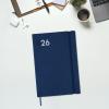 Finocam 2026 Planner, 1 Day per Page, January–December, Elastic Closure, Blue Soft Mara Cover, Spanish view 2