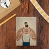 New! Sustainable Grass Card, Vintage Postcard, Dad, Father's Day 'Daddy Cool' without Envelope view 2