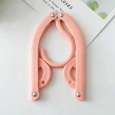 Portable Windproof Hook, ABS Material Clothes Hanger for Drying and Hanging Laundry, Shirts, Towels, SAFGENSPREBENT (PINK)