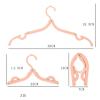 Portable Windproof Hook, ABS Material Clothes Hanger for Drying and Hanging Laundry, Shirts, Towels, SAFGENSPREBENT (PINK) view 2