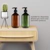 4-Pack 500 mL Soap Dispenser Bottles, Refillable Pump Bottles for Lotions and Shampoos view 4