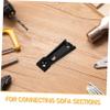 EPIGEIST Iron Furniture Connectors, 4-Pack, Black view 3