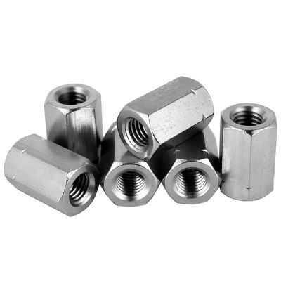 RYSUPPLY Stainless Steel Hex Threaded Sleeves M12 x 50, 25-Pack