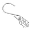 Metal Hanging Planter Chain, 4-Piece Set, Triple Adjustable, White view 3