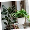 Metal Hanging Planter Chain, 4-Piece Set, Triple Adjustable, White view 4