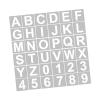 62 Sheets of Letter and Number Stencils view 1