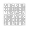 62 Sheets of Letter and Number Stencils view 3