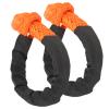 21-Ton Breaking Strength Orange Soft Shackles for Off-Road Vehicle Recovery view 1