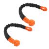 21-Ton Breaking Strength Orange Soft Shackles for Off-Road Vehicle Recovery view 4