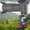 Camera Tripod Head with Leveling Base, Precise Angle Adjustment, Bubble Levels and Triple Wheel Leveler view 2
