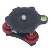 Camera Tripod Head with Leveling Base, Precise Angle Adjustment, Bubble Levels and Triple Wheel Leveler view 3