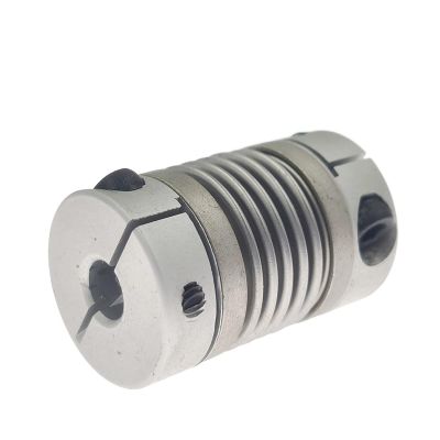 Flexible D32 L43 Stepper Motor Shaft Coupling, Aluminum Alloy, Clamp-Type (12 x 16 mm)