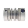 Flexible D32 L43 Stepper Motor Shaft Coupling, Aluminum Alloy, Clamp-Type (12 x 16 mm) view 4