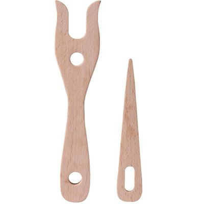 Lucet Fork and Big Eye Nalbinding Needle