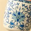 FUHAI-666 Ceramic Tea Canister with Lid, Blue view 4