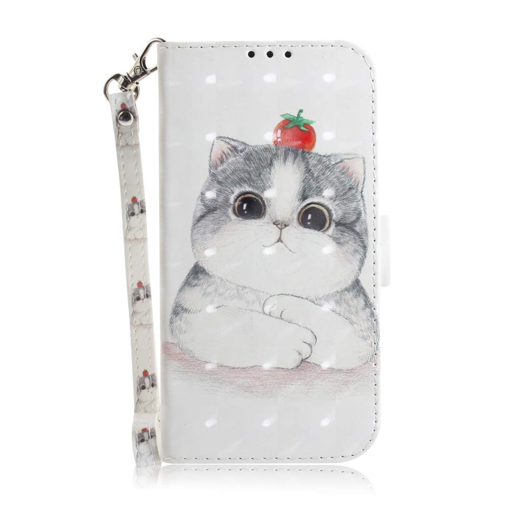 BLOTECH Flip Case for Motorola Moto E22i with Cute Kitten Design