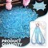 TOAOB 1050 Pcs Transparent Blue Faceted Glass Beads 4mm view 3