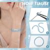 TOAOB 1050 Pcs Transparent Blue Faceted Glass Beads 4mm view 4