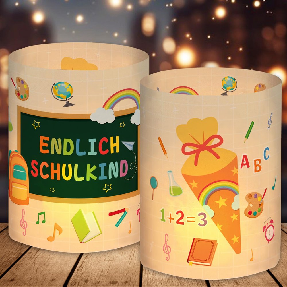12 Lantern Table Decorations for School Start