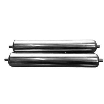 Stainless Steel Conveyor Rollers, 2-Pack, 40.9 in. Long, 25 mm Diameter, 540 mm Total Length