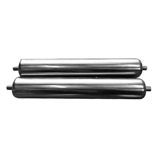 Stainless Steel Conveyor Rollers, 2-Pack, 40.9 in. Long, 25 mm Diameter, 540 mm Total Length