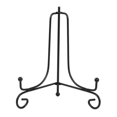 Display Stand for Plates, 4-12 Inch, Black
