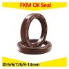 OZXWL 2-Piece Fluororubber Oil Seal, ID 5–14 mm, OD 12–40 mm (12 × 25 × 10) view 2