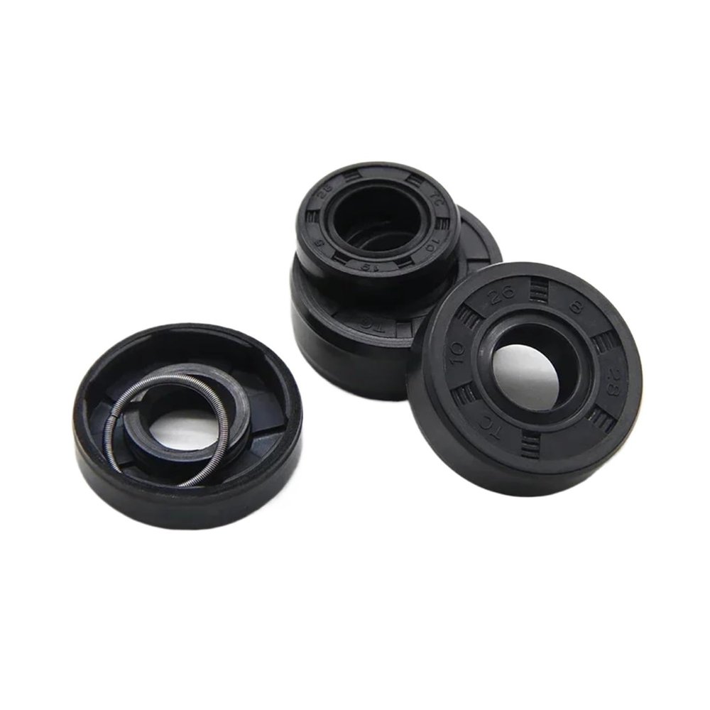 OZXWL 2/5-Piece NBR Oil Seal TC-10, 10 mm ID, Double-Lip Shaft Seal